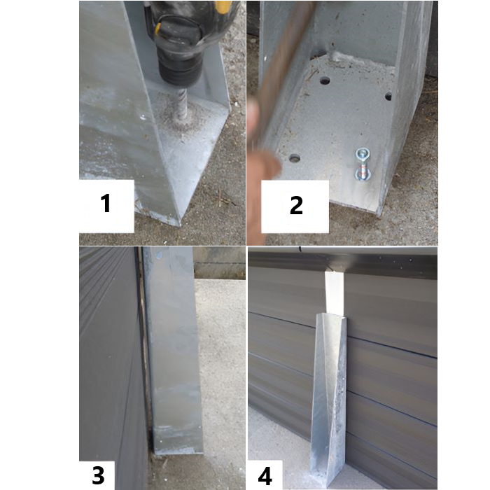 Gre Composite/WPC quadratisch 315x315x96 cm, NEU