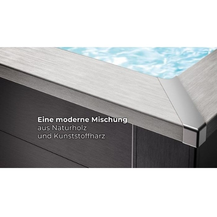 Gre Composite/WPC quadratisch 315x315x96 cm, NEU