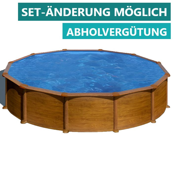 Gre Stahlwandpool Pacific 550x120 cm, LAGERND
