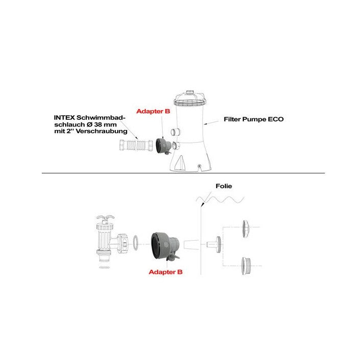 Intex Eingezogener Adapter B
